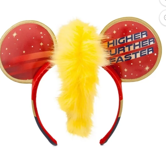 NWT Disney Marvel's Captain Marvel Ear Headband - Picture 2 of 3
